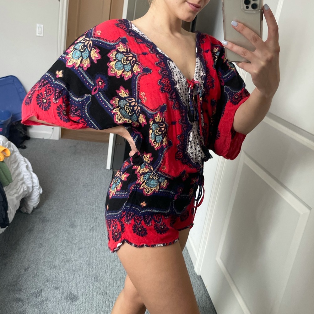 Colorful Boho Romper - Picture 6 of 16
